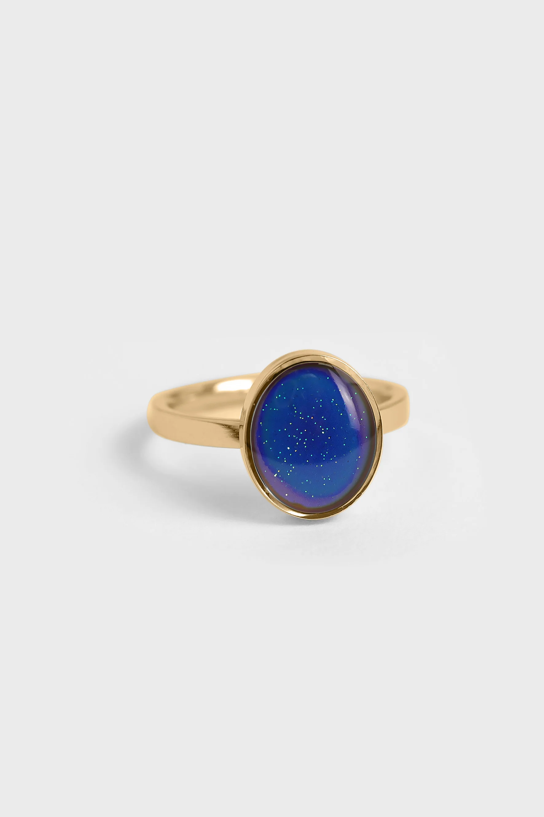 18k Gold PVD Stainless Steel Mood Ring / CFR7041 - Image 5