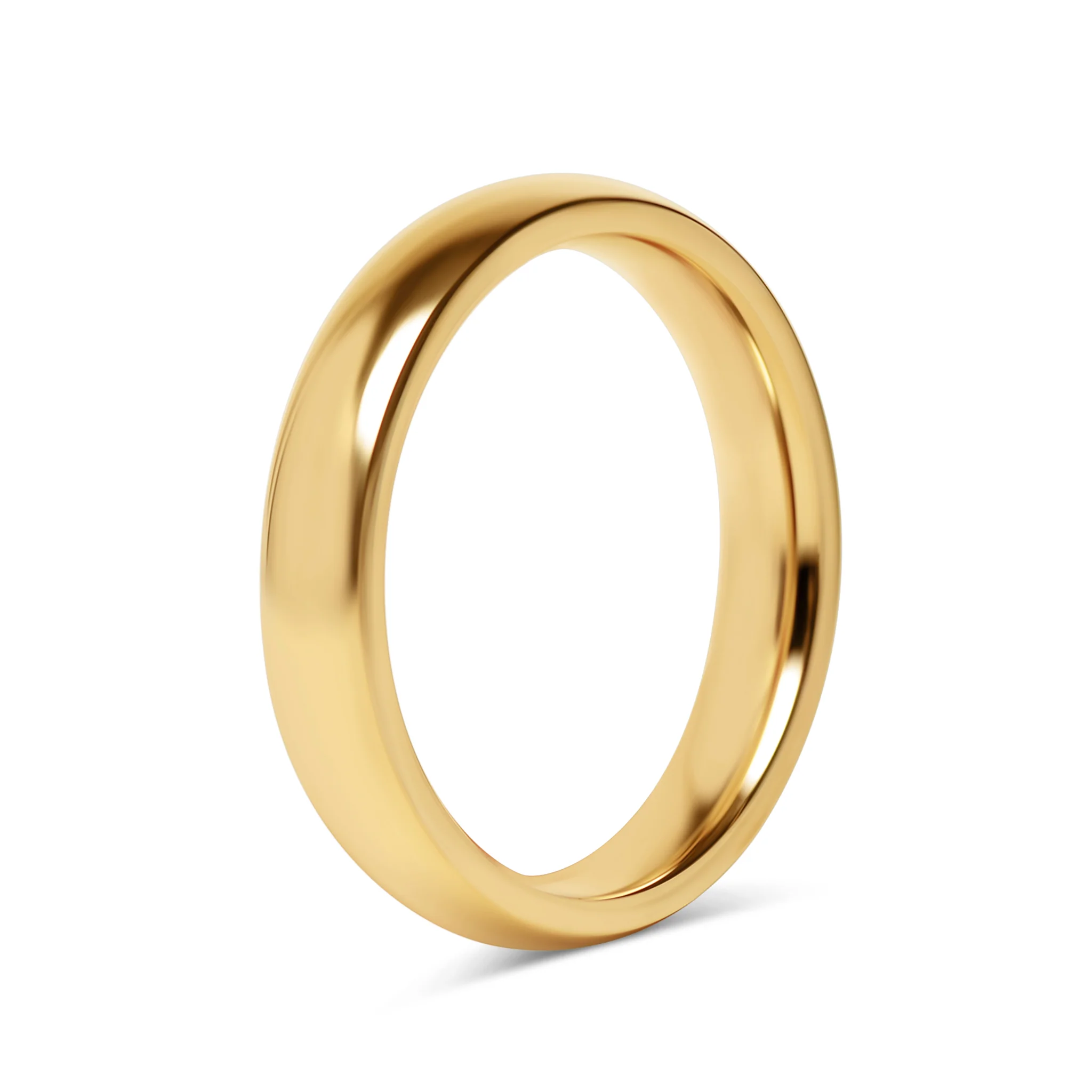 18K Gold PVD Stainless Steel Blank Ring / CFR0264 - Image 11