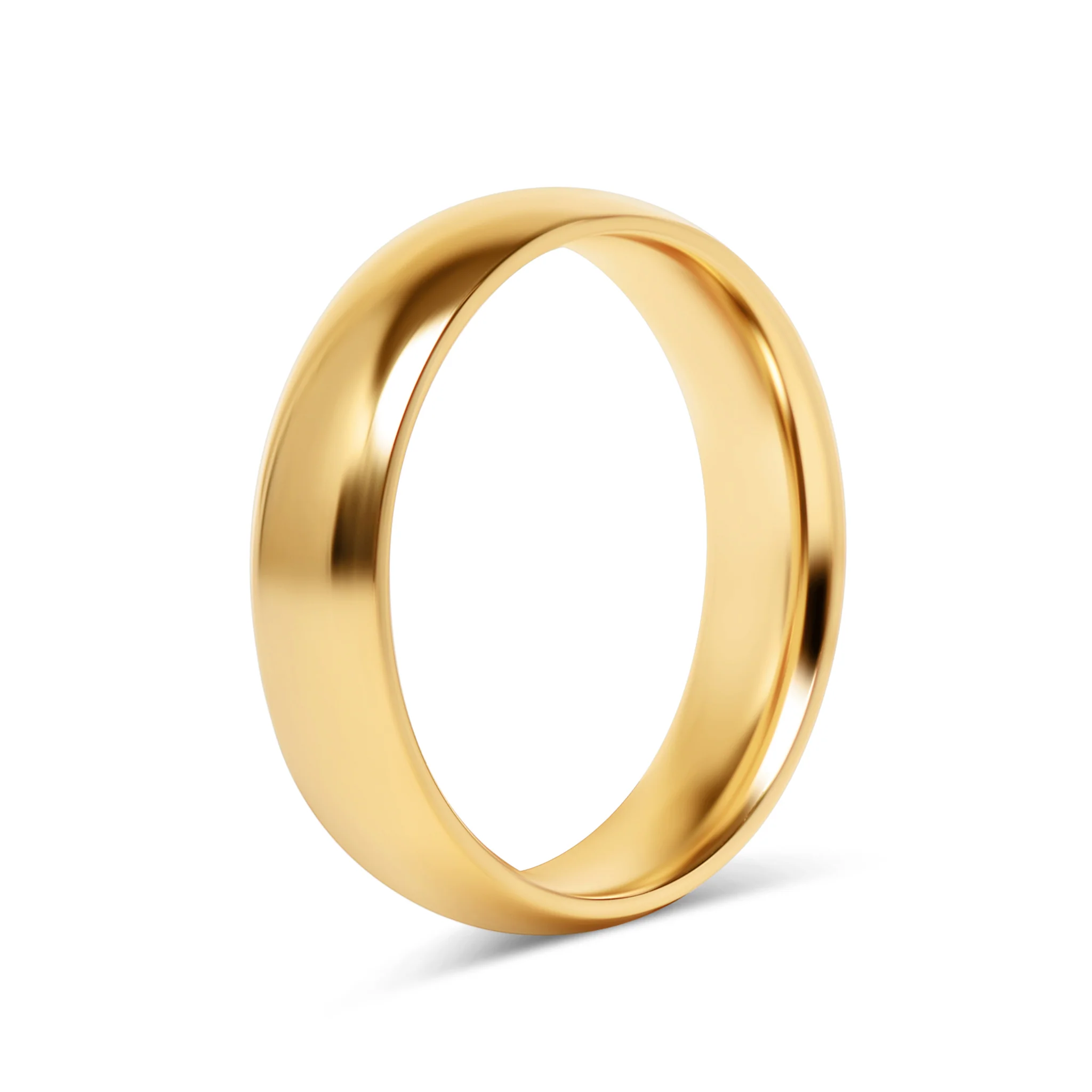 18K Gold PVD Stainless Steel Blank Ring / CFR0264 - Image 12