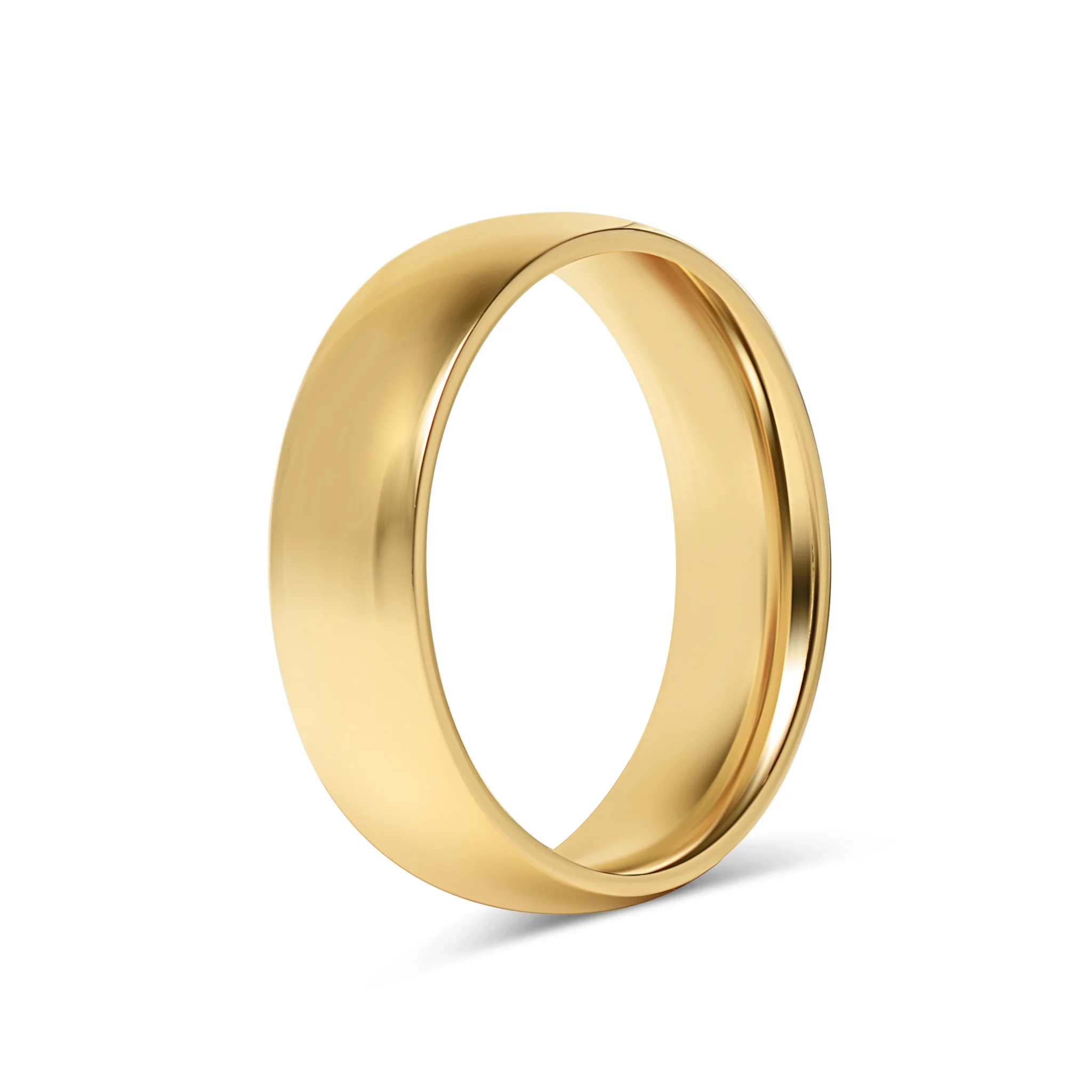 18K Gold PVD Stainless Steel Blank Ring / CFR0264 - Image 13