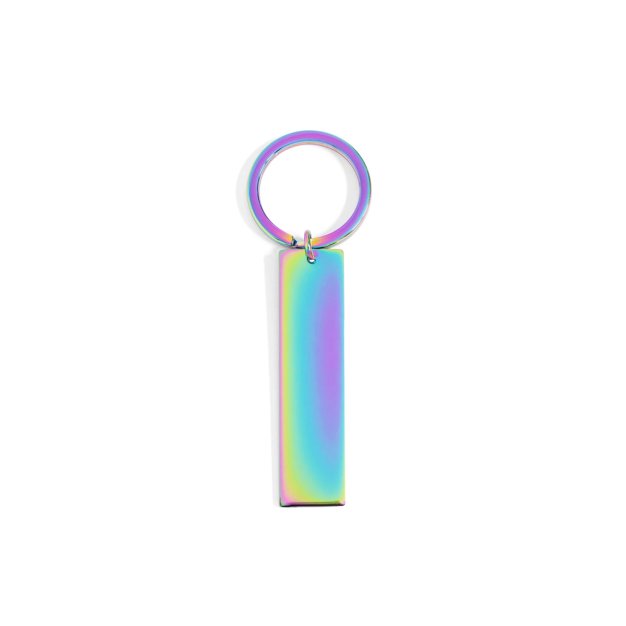 18K Gold PVD Stainless Steel Engravable Blank Keychain / SBB0139 - Image 13
