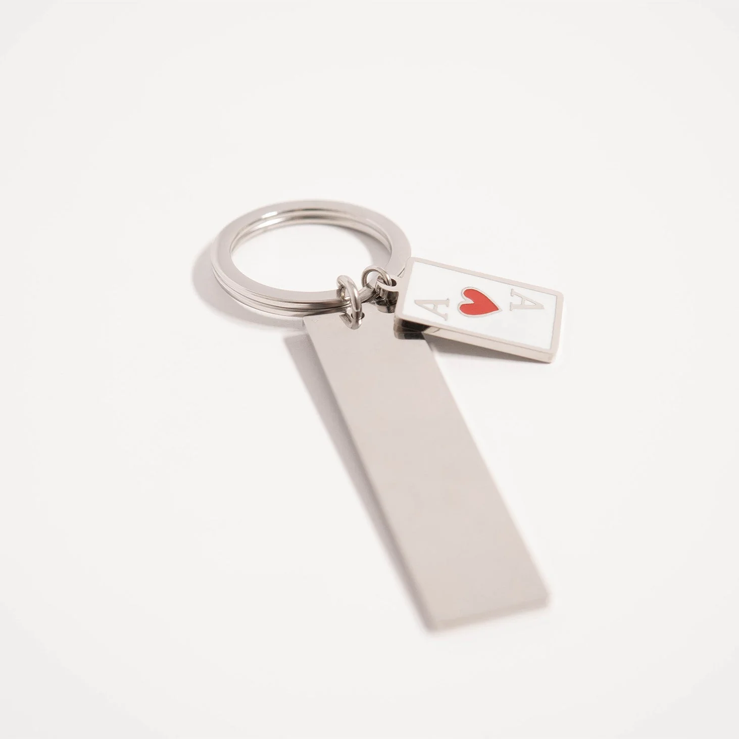 18K Gold PVD Stainless Steel Engravable Blank Keychain / SBB0139 - Image 4