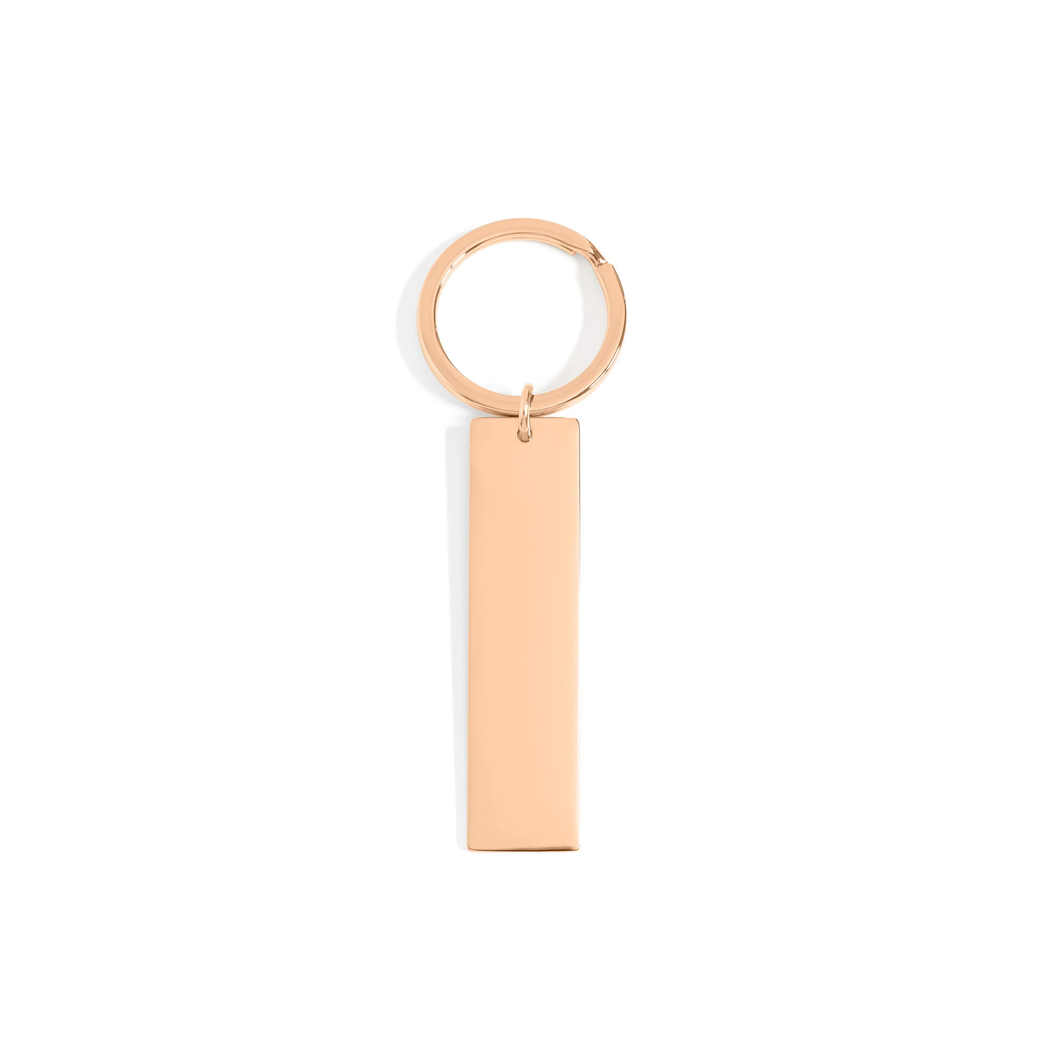 18K Gold PVD Stainless Steel Engravable Blank Keychain / SBB0139 - Image 6