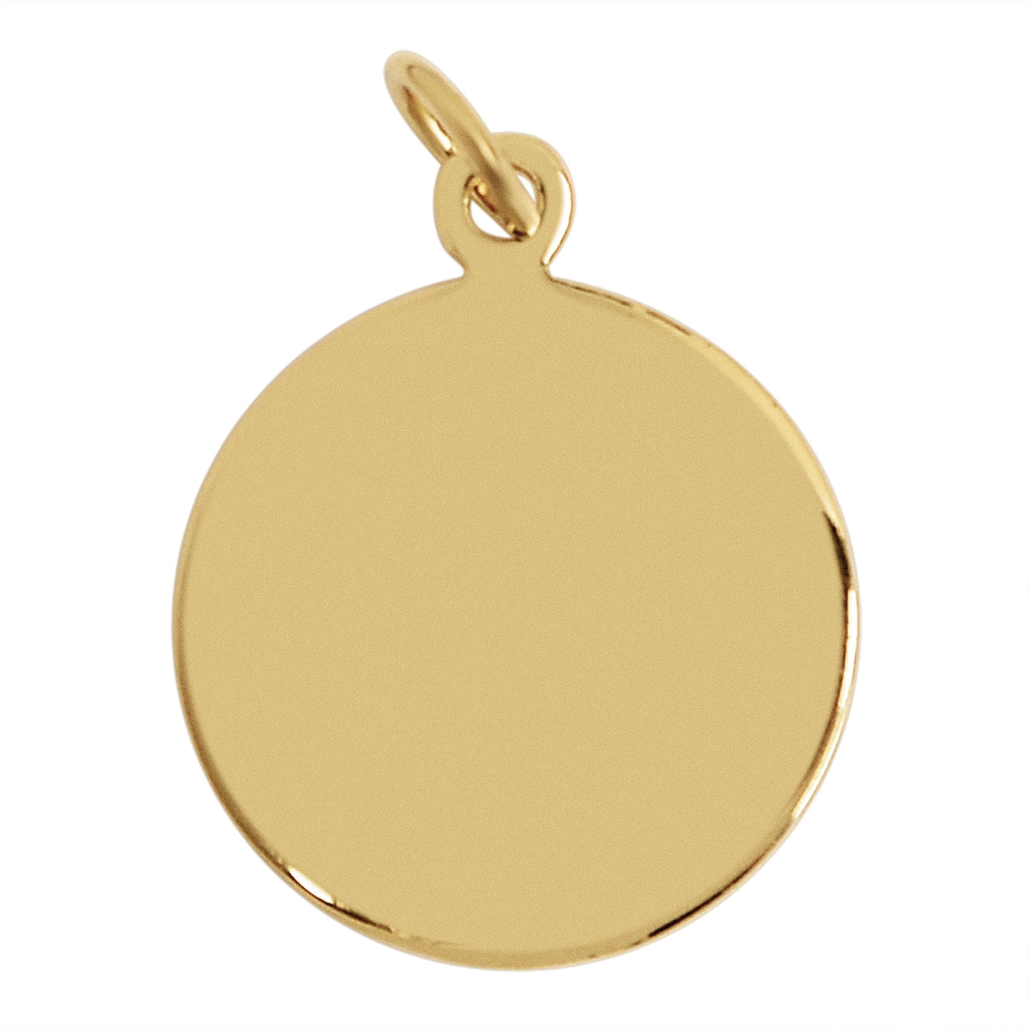 Sterling Silver 18K Gold PVD Coated "Holy Communion" Pendant / SSP0182 - Image 3