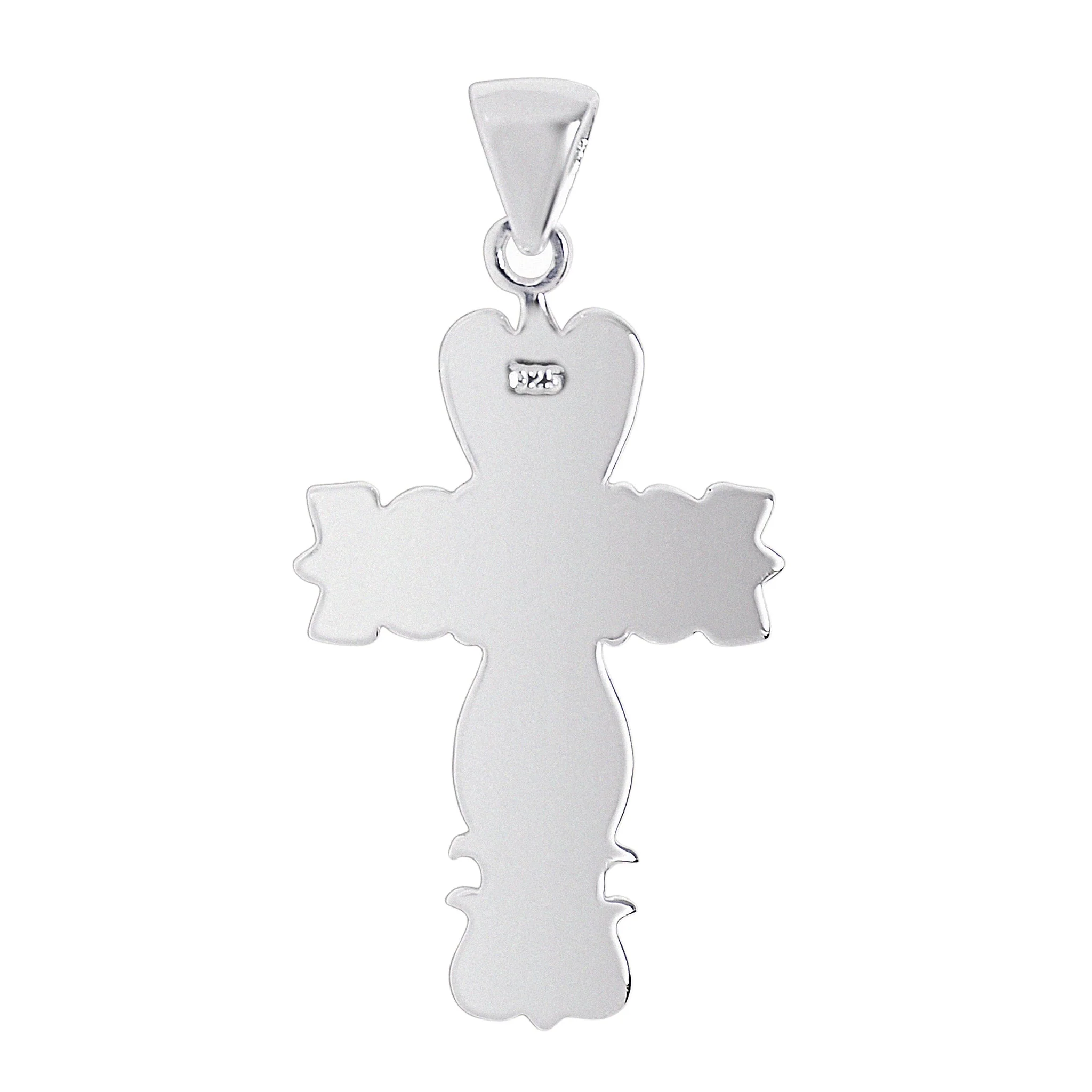 Sterling Silver Detailed Cross Pendant / SSP0020 - Image 3