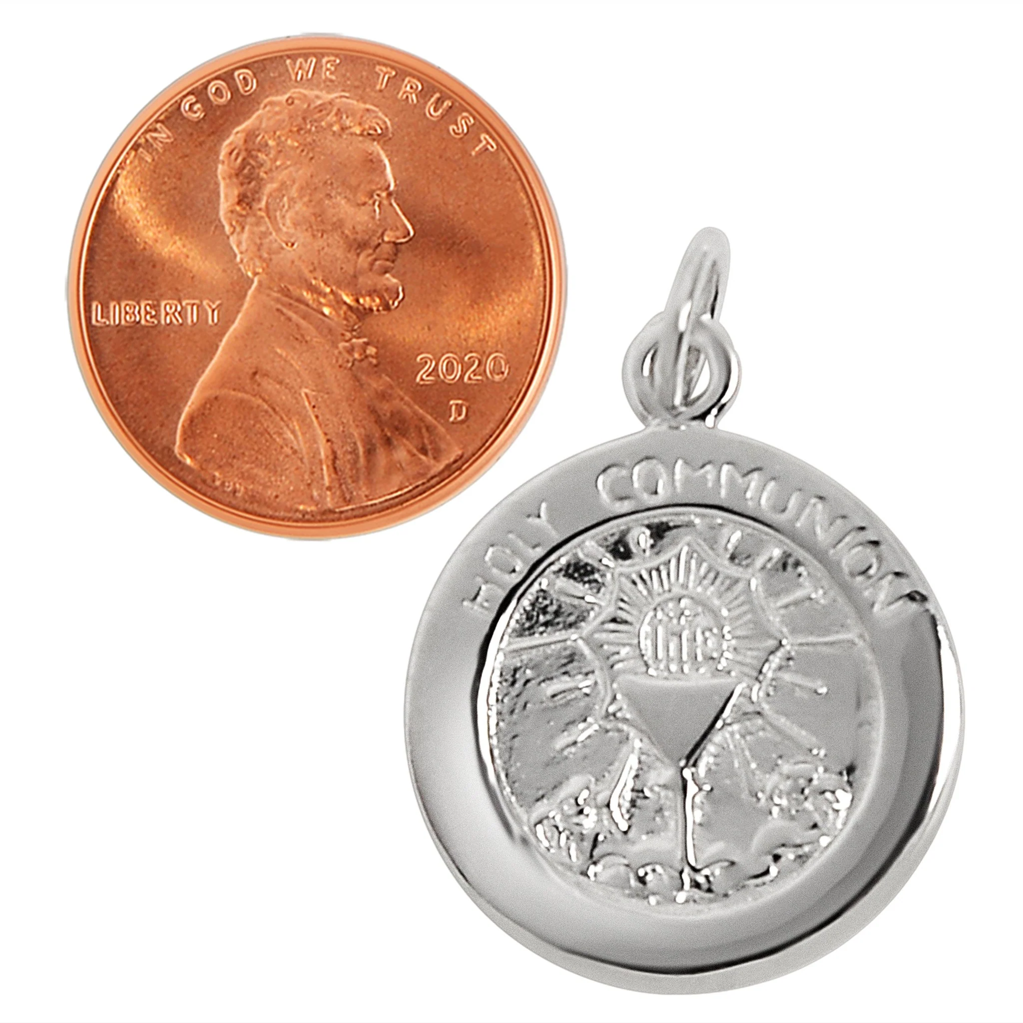 Sterling Silver "Holy Communion" Pendant / SSP0183 - Image 5