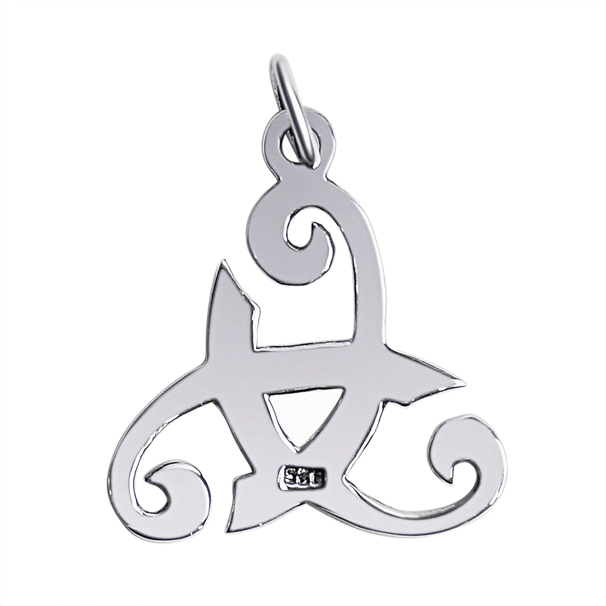Sterling Silver Viking Odin's Horn Celtic Pendant / SSP0024 - Image 3